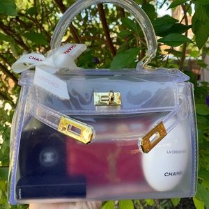 Clear PVC Mini Kelly Style Handbag